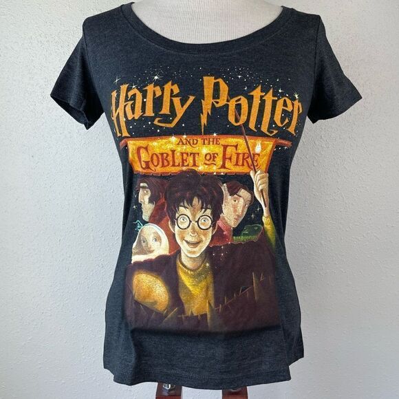 NWT Retro Harry Potter Goblet of Fire T-Shirt Size S - Picture 1 of 5